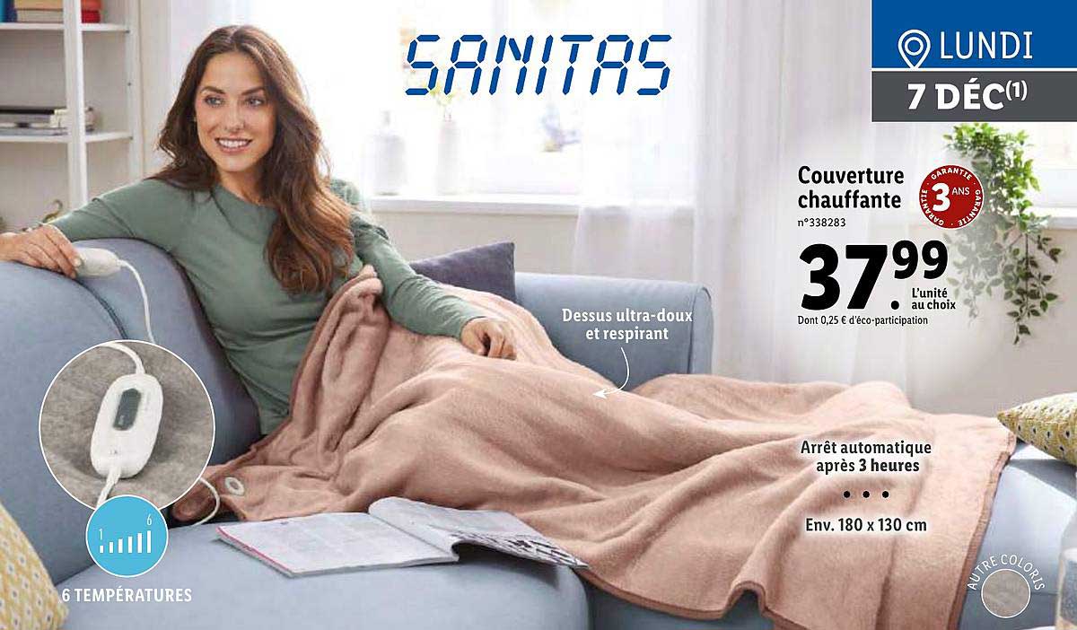 Couverture Chauffante