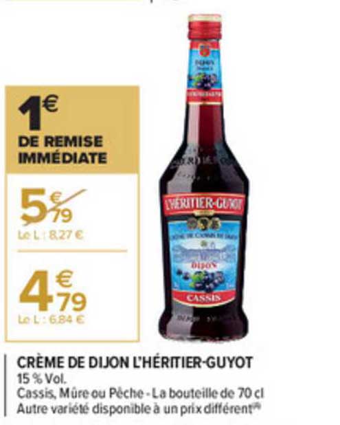 Crème De Dijon L'héritier Guyot