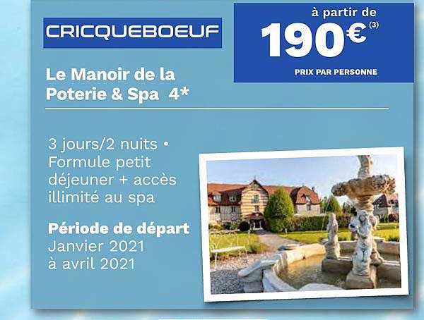 cricqueboeuf le manoir de la poterie & spa 4*
