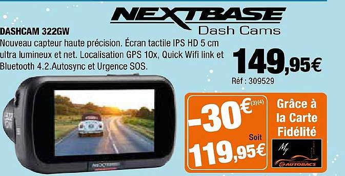 Dashcam 322gw
