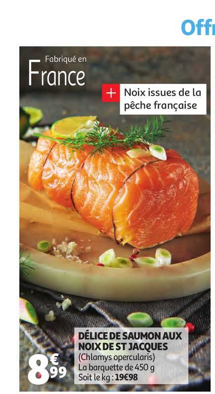 délice de saumon aux noix de st jacques