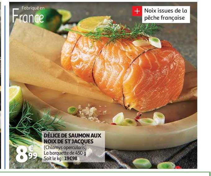 délice de saumon aux noix de st jacques