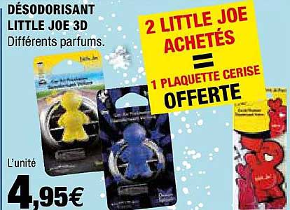 désodorisant little joe 3d