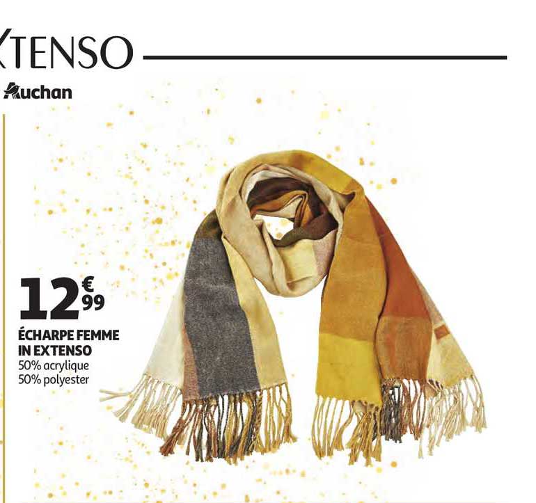 écharpe femme in extenso