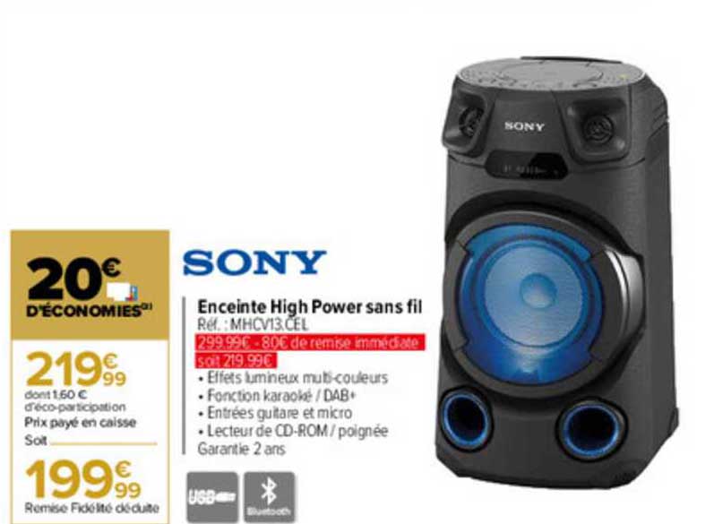 enceinte high power sans fil