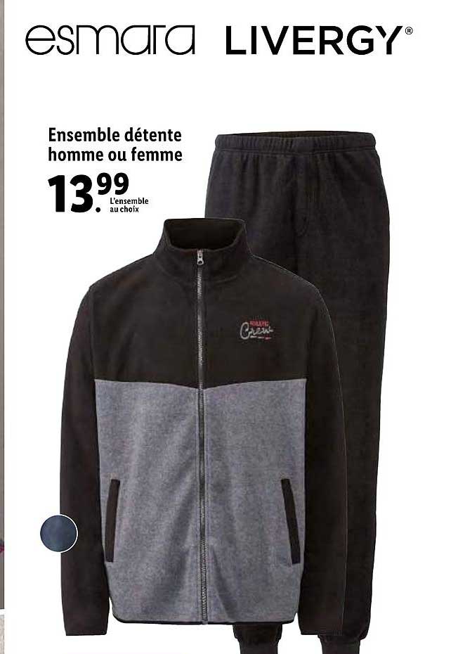 ensemble détente homme ou femme