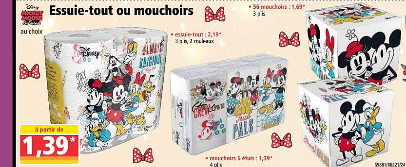 essuie tout ou mouchoirs