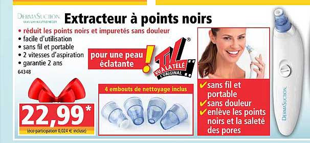 extracteur à points noirs