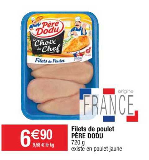 Filets De Poulet Père Dodu