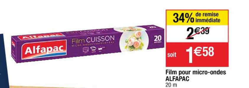film pour micro-ondes alfapac