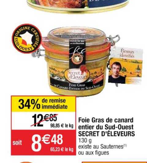 foie gras de canard entier du sud-ouest secret d'éleveurs