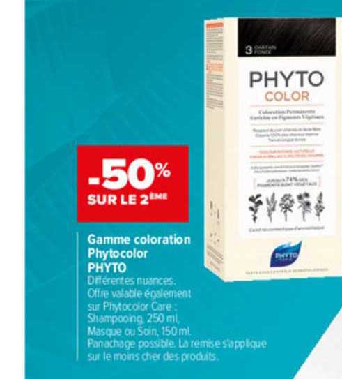 gamme coloration phytocolor phyto