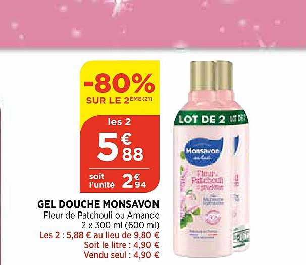 Gel Douche Monsavon