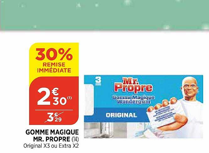 gomme magique mr. propre