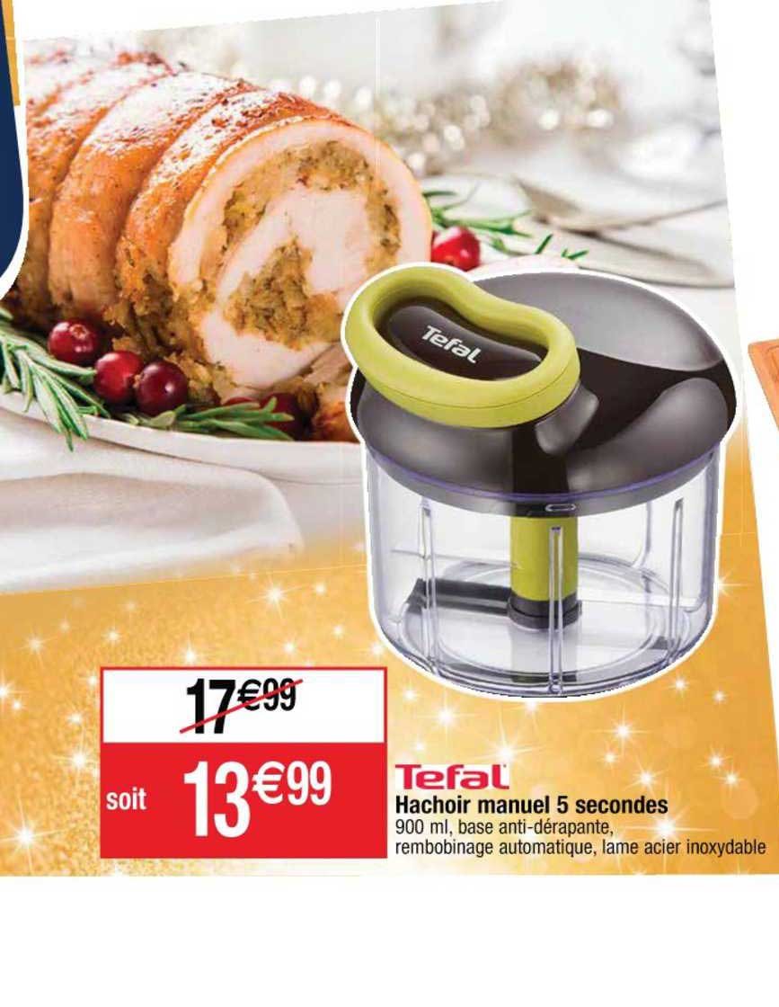 hachoir manuel 5 secondes tefal