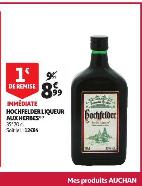 Hochfelder Liqueur Aux Herbes