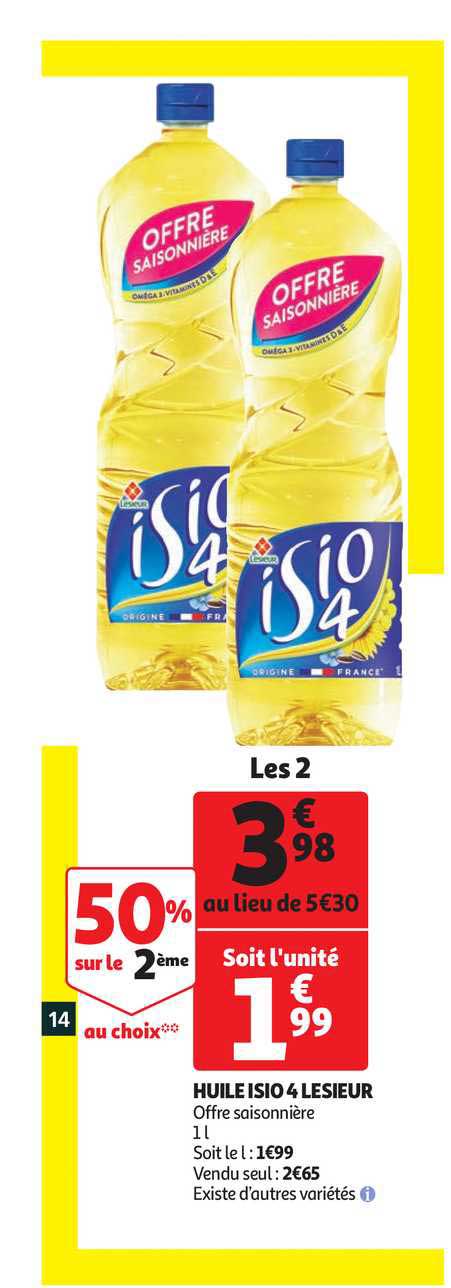 huile isio 4 lesieur