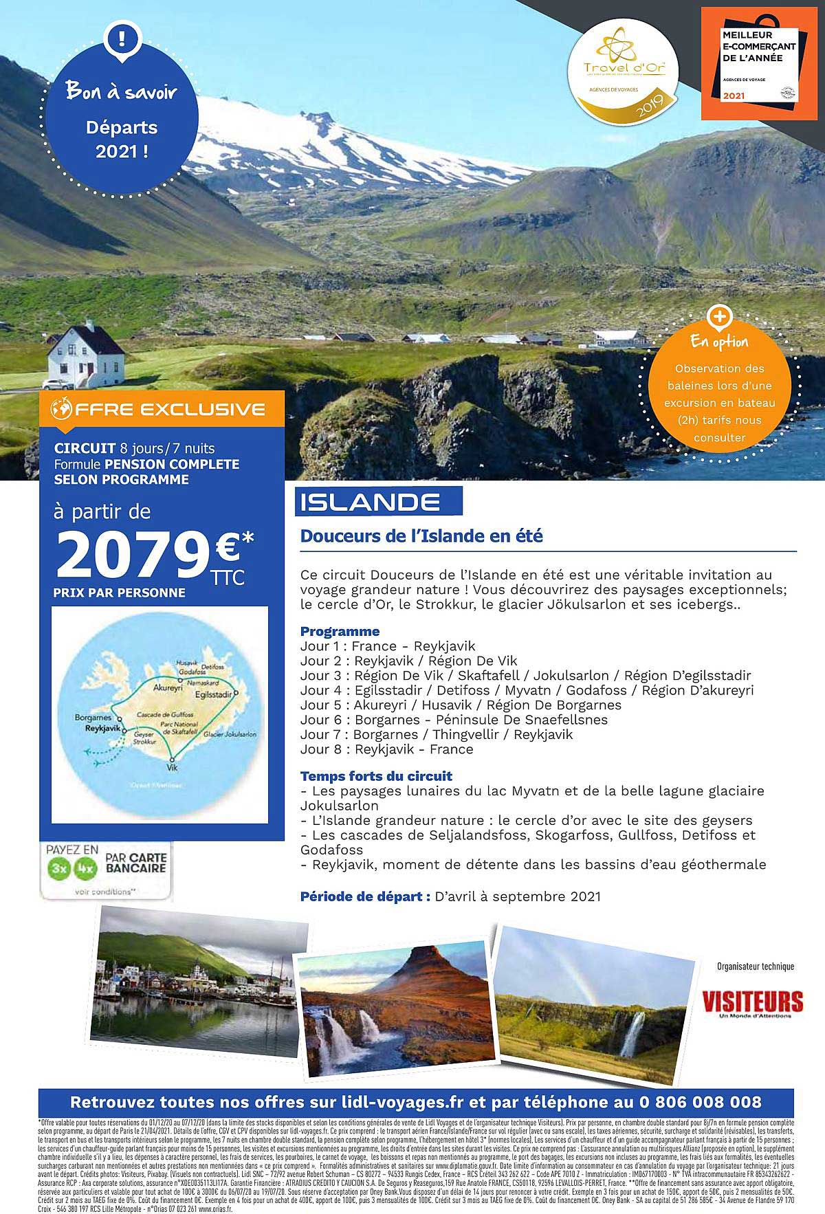 island douceurs de l'islande en été