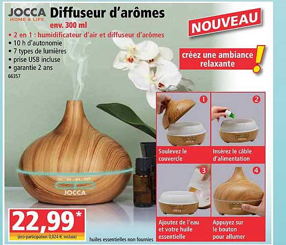 jocca diffuseur d'arômes