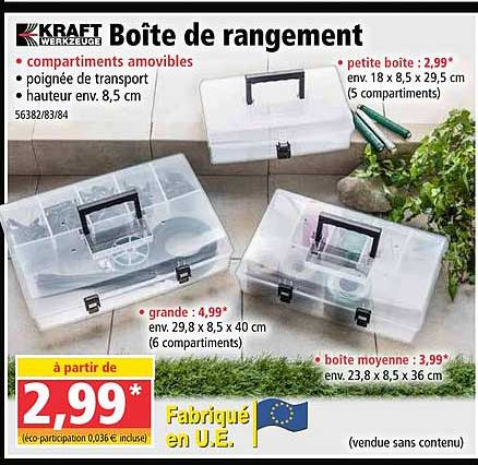 kraft werkzeuge boîte de rangement