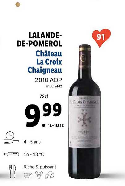 lalande-de-pomerol château la croix chaigneau