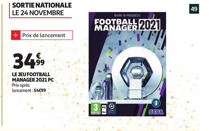 le jeu football manger 2021 pc