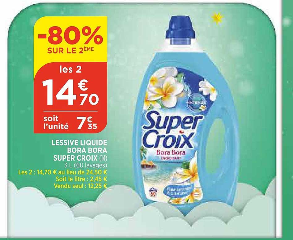 lessive liquide borabora super croix