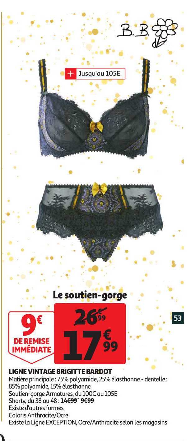 ligne vintage brigitte bardot