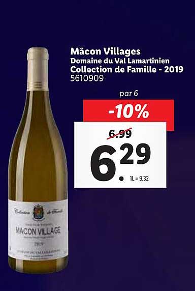 mâcon villages domaine du val lamartinien collection de famille 2019