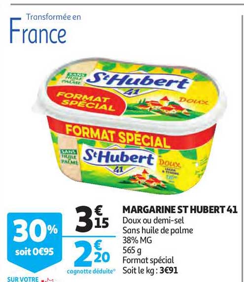 margarine st hubert 41