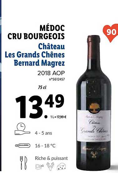 médoc cru bourgeois château les grans chênes bernard magrez
