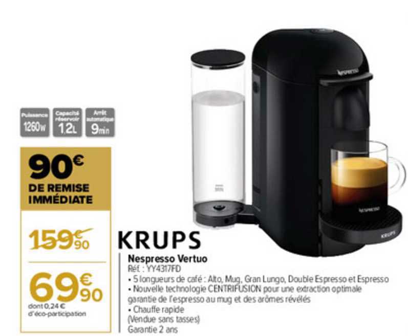 Nespresso Vertuo Krups