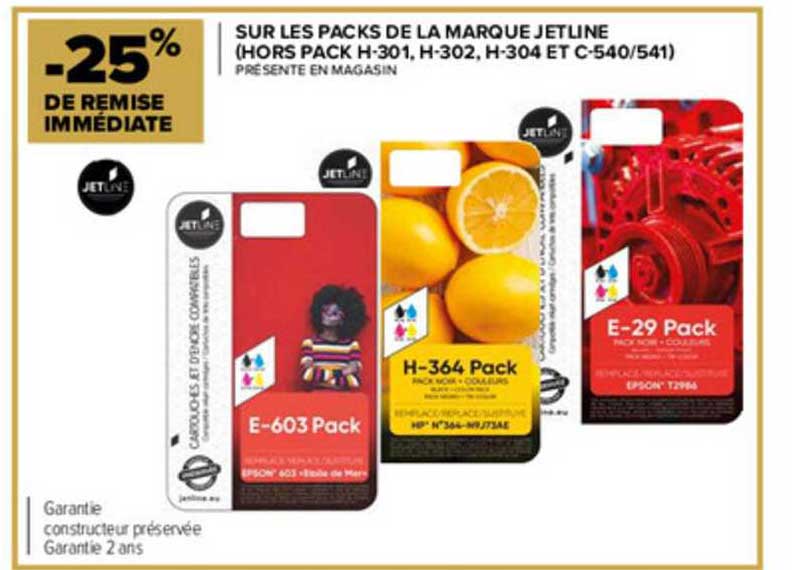 Packs De La  Marque Jetline
