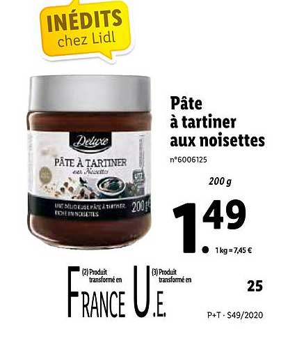 Pâte à Tartiner Aux Noisettes