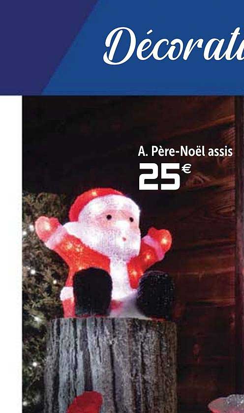 père noël assis