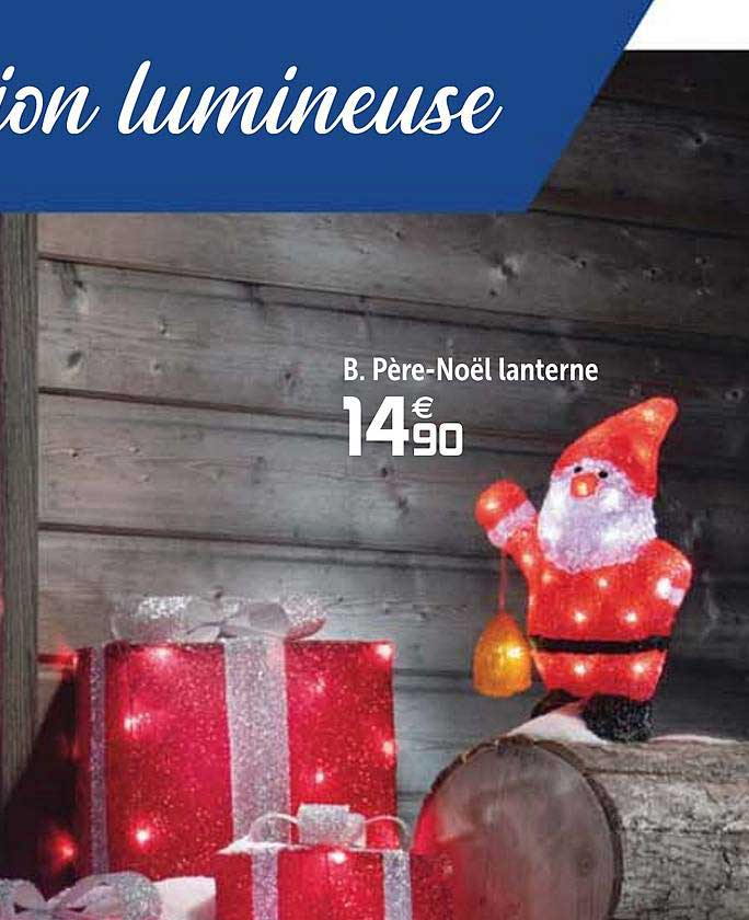 père noël lanterne