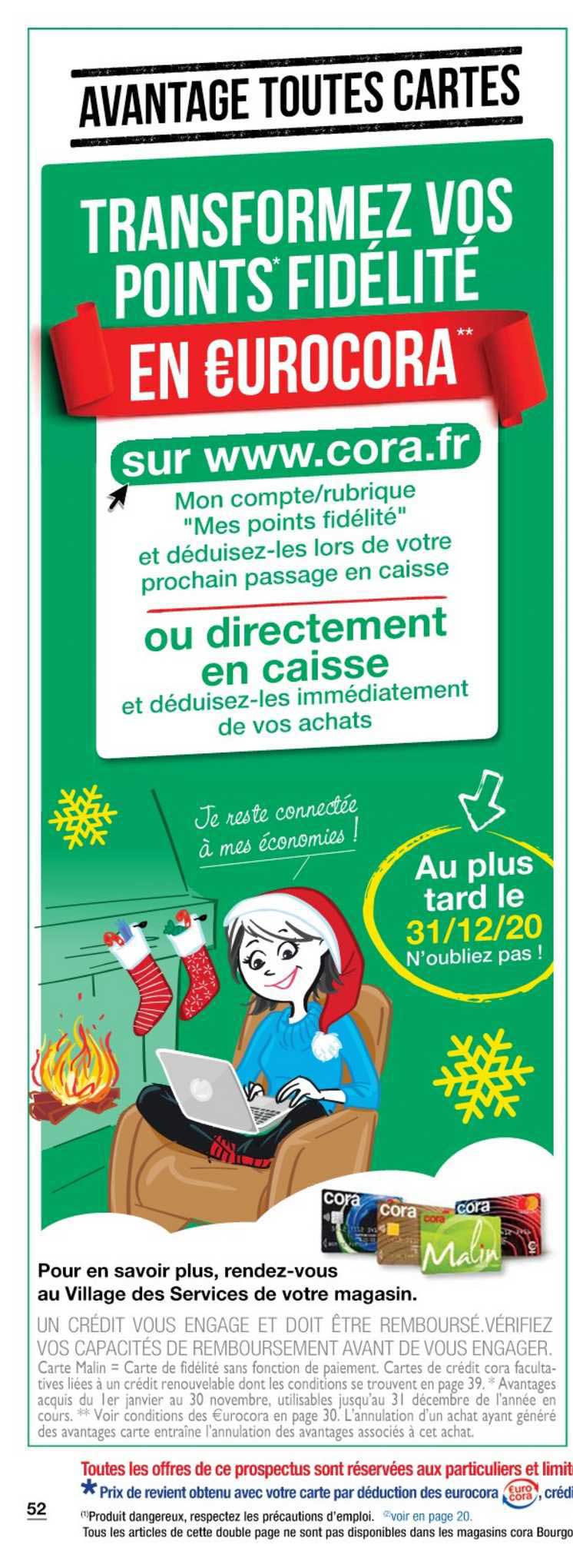 points de fidélité en eurocora