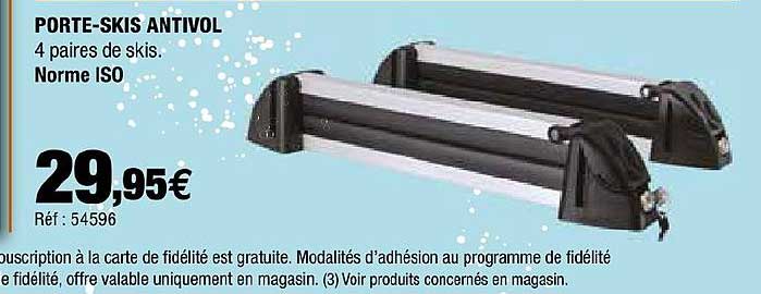 porte skis antivol