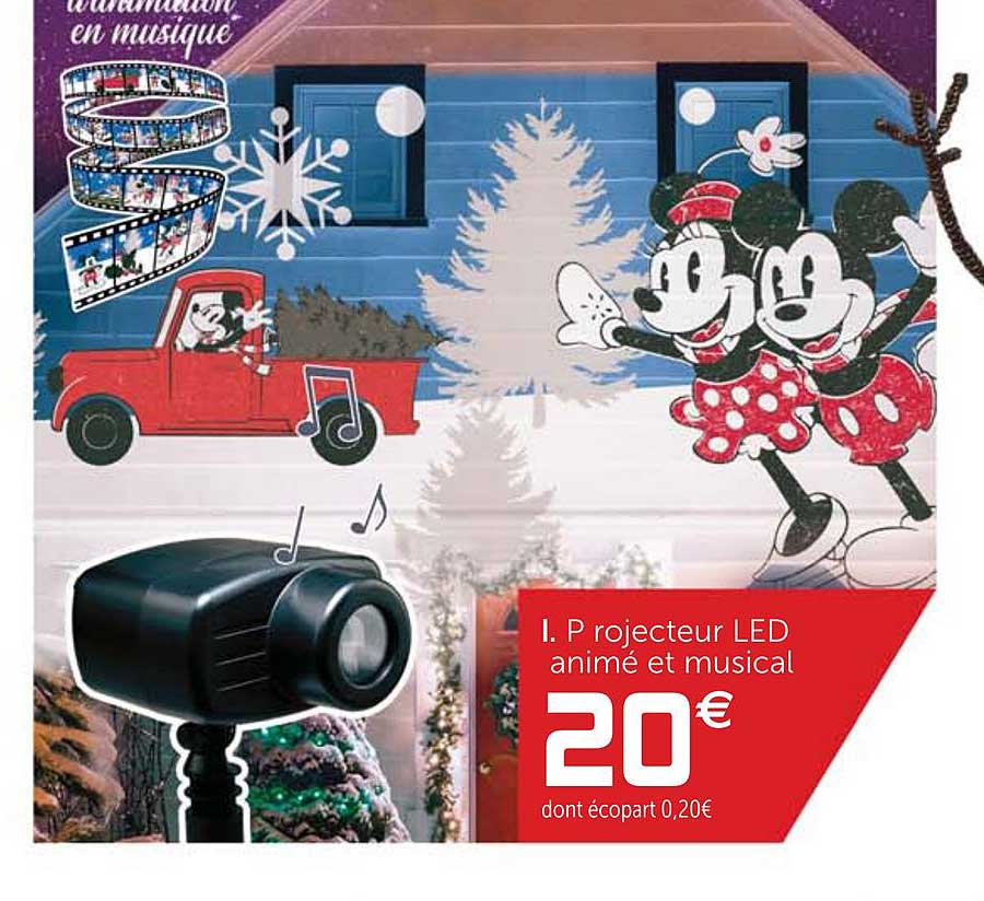 projecteur led animé et musical