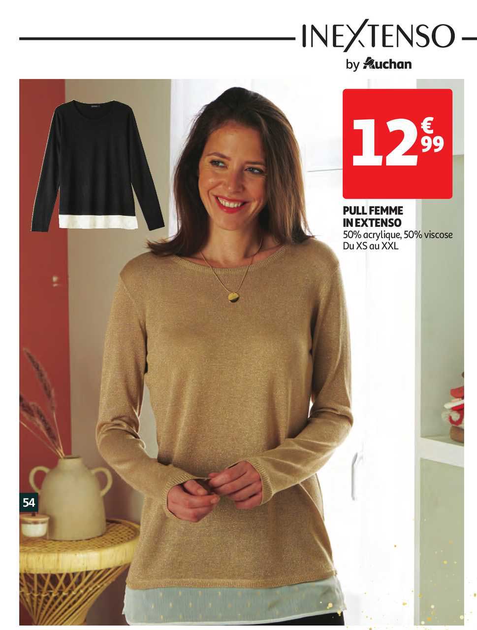 pull femme in extenso