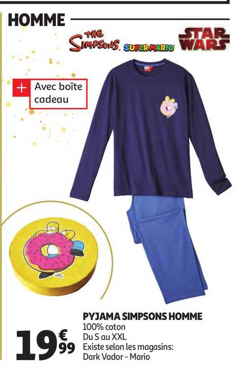pyjama simpsons homme