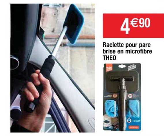 raclette pour pare brise en microfibre théo
