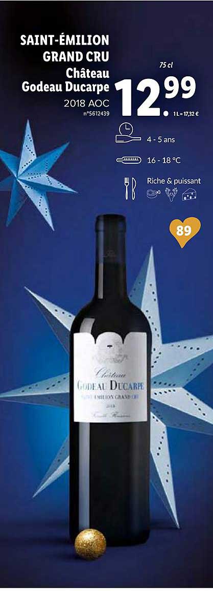 saint émilion grand cru château godeau ducarpe