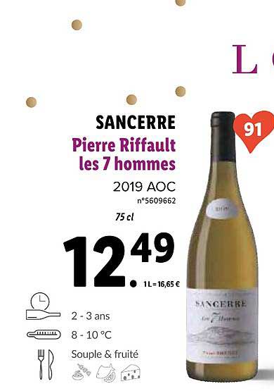Sancerre Pierre Riffault Les 7 Hommes