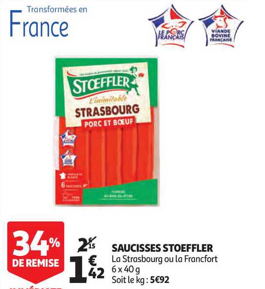Saucisses Stoeffler