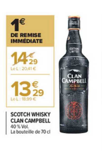 scotch whisky clan campbell