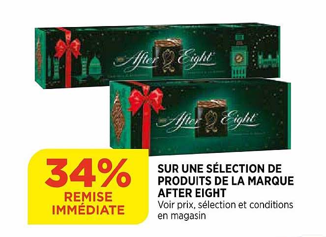 sélection de produits de la marque after eight