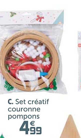 Set Créatif Couronne Pompons