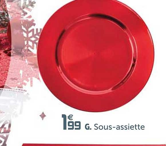 sous assiettes