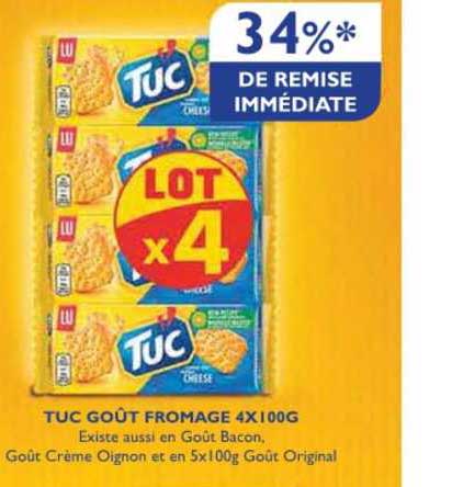 tuc goût fromage 4x 100g
